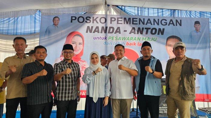 Syukron-Muchtar-di-posko-pemenangan-Nanda-Anton